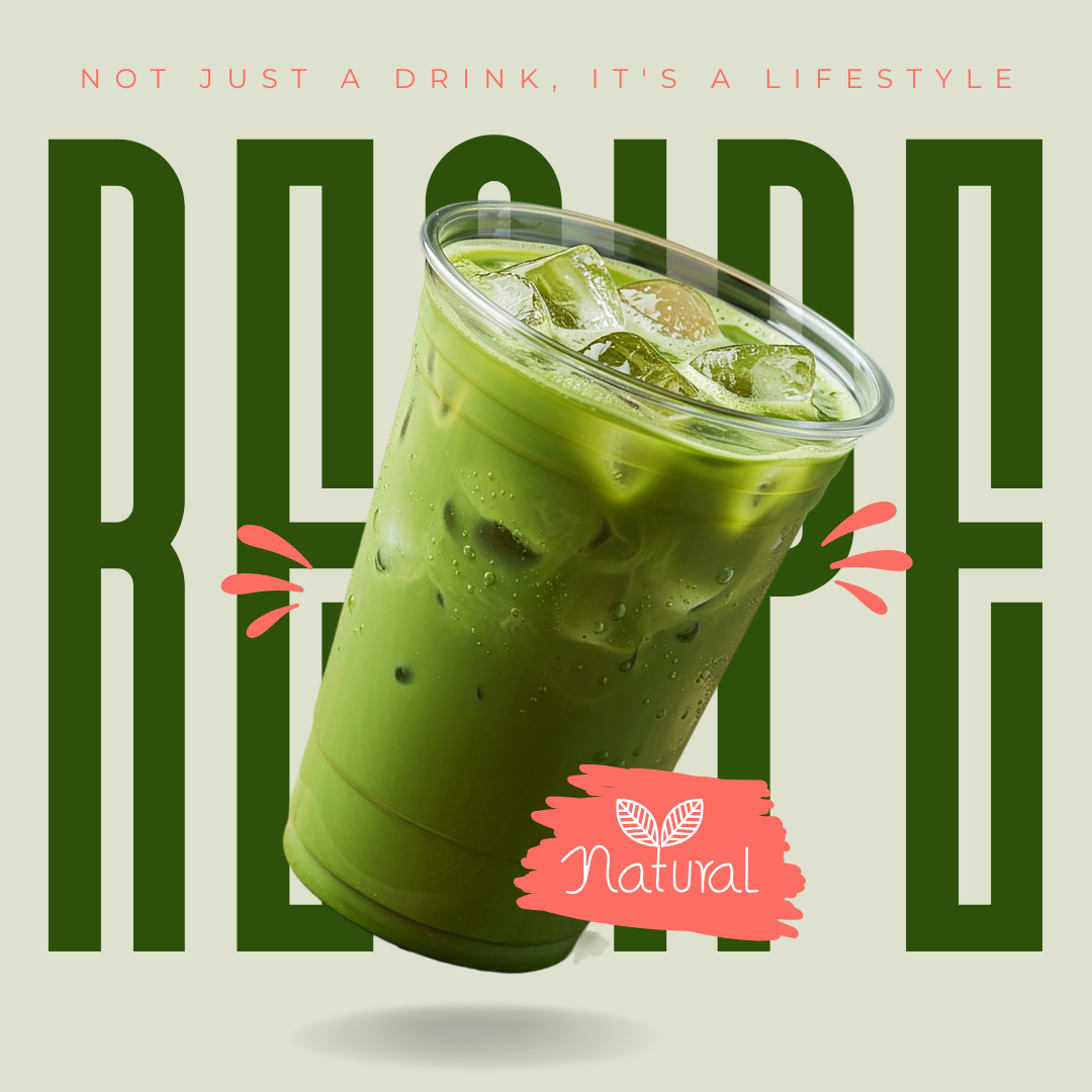 Iced Matcha Green Smoothie Recipe